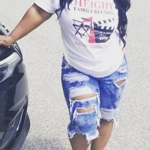 Denim shorts ( very stretchy)